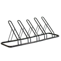 1 - 5 Bike Floor Parking Rack Storage Stand Bicycle