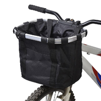 Quick Release Front Handlebar Folding Bag Basket