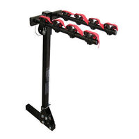 4 Bike Square Hitch Mount Carrier Car Rack