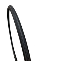 Road Tyre 700x23c 60TPI Clincher Wire Black