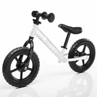 Boot'R 12" Balance Kids Bike Silver