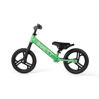 Boot'R V2 Anodised Aluminium Balance Kids Bike Green 2.3Kg