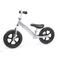 Boot'R V2 Anodised Aluminium Balance Kids Bike Silver 2.3Kg